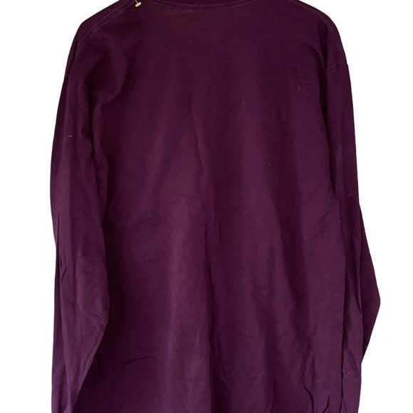 Champion burgundy long sleeve winter theme athletic shirt - Picture 9 of 11